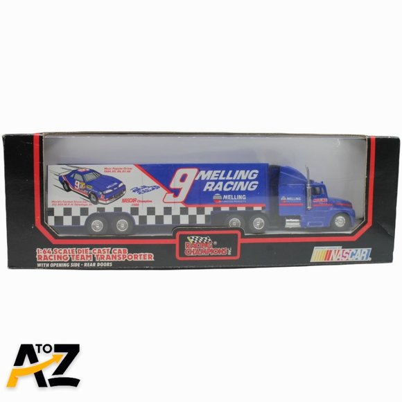 Racing Champions Bill Elliot #9 Melling Racing NASCAR 1:64 Team Transporter 1991 - Picture 7 of 11